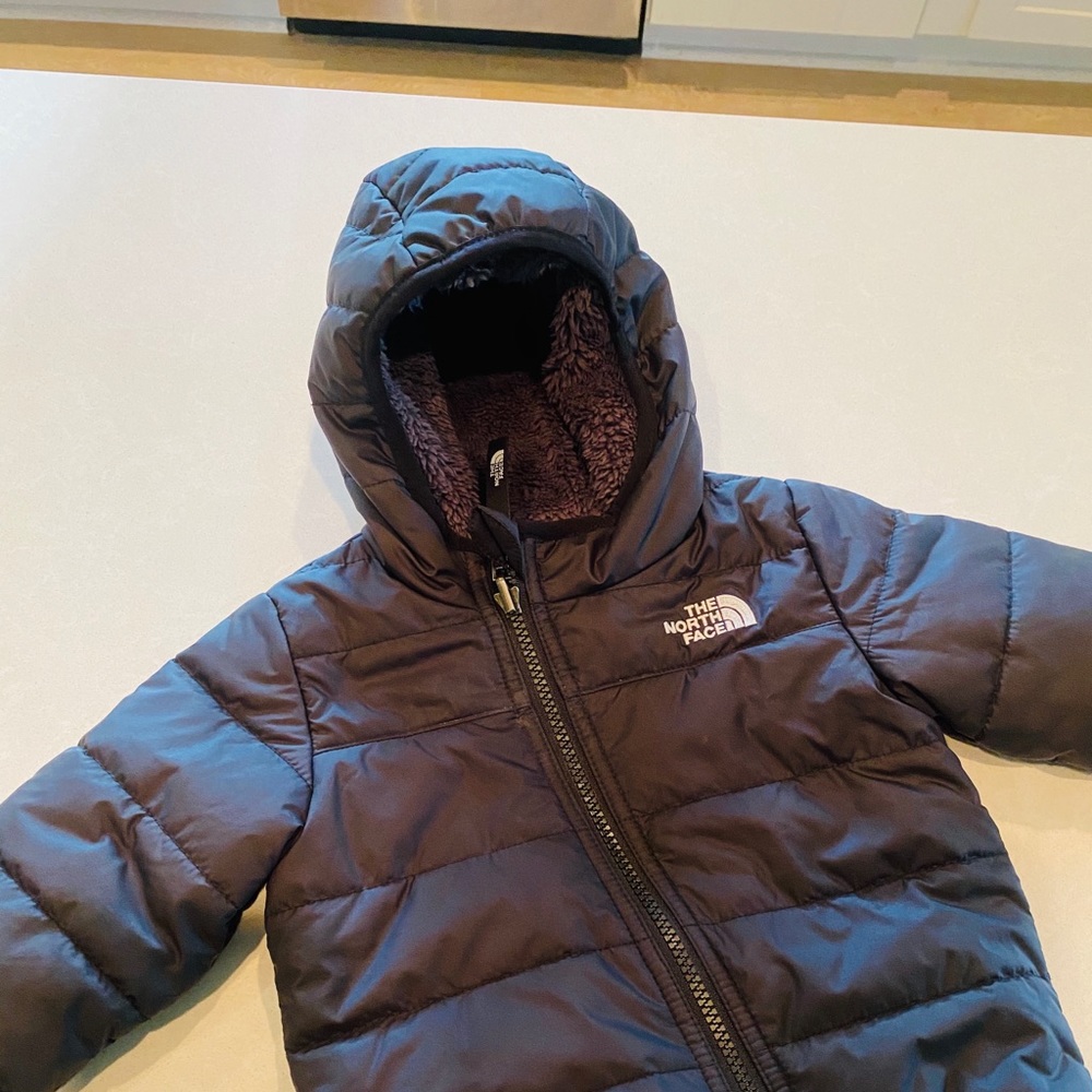 The North face toddler reversible down jacket